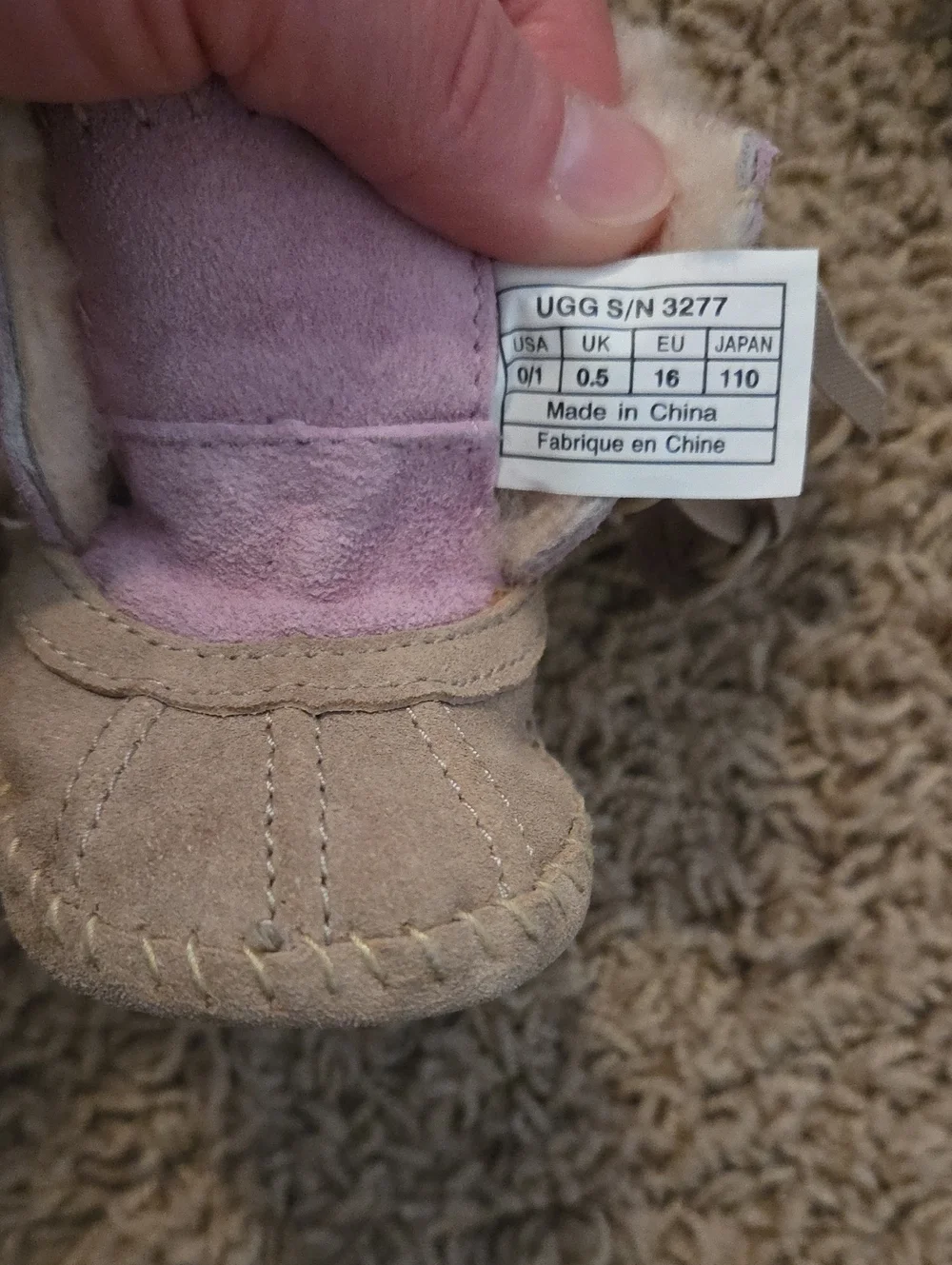 UGG soft suede